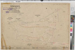 Affeln (Neuenrade), Altenaffeln (Neuenrade), Umlegung Affeln  Altenaffeln, Bl.1 Zuteilungskarte Affeln Flur 01