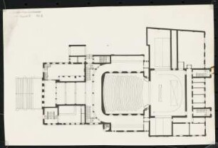 Landestheater, Allenstein: Grundriss