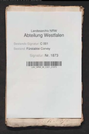 Brautschatzforderungen Werner Heinrichs von Wenge und seiner Frau Mari Elisabeth geb. von Kanne an die Lehngüter zu Bruchhausen