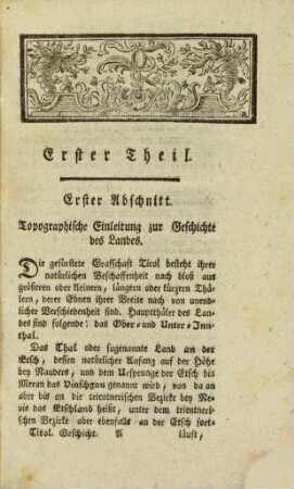 Geschichte der gefürsteten Grafschaft Tirol : zum Gebrauche der studirenden Jugend in den k.k. Staaten