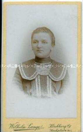 Porträt einer jungen Frau, Carte de Visite