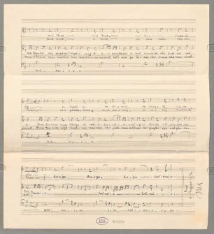 Tanzchor, Coro, Excerpts - BSB Mus.ms. 17079 : Tanzchor