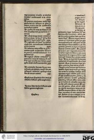 Incipit liber tertius historie ecclesiastice gentis Anglorum. Capitulum i.