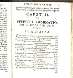 Caput II. De Effectu Geminationis In Rescriptis Principum.