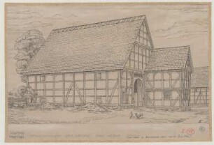 Bruchhausen (Kreis Höxter): Hof Nr. 73 Heese. Schaubild