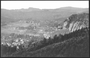 Oybin. Blick auf Oybin