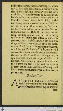 Aegidius Faber