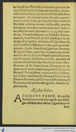 Aegidius Faber