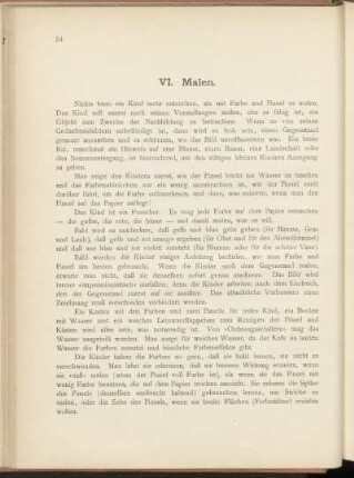 VI. Malen.