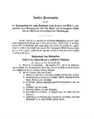 Außerhalb des Gebäudes