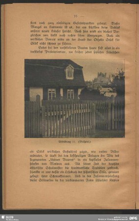 Einfamilienhaus um Vorgarten