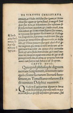 Caput XVIII. Quicquid philosophi dignum veritate scripserunt ...