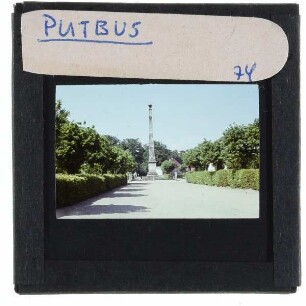 Putbus, Schlosspark Circus : Obelisk