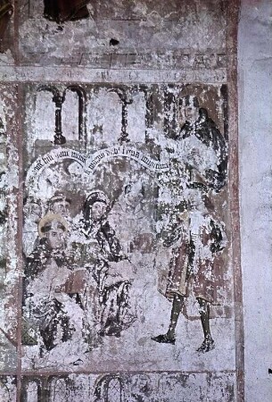 Thomas von Aquin während einer Predigt