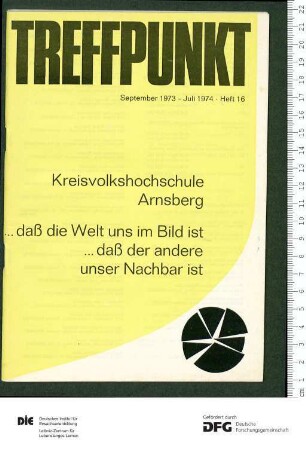 Programm Jahr 1973/1974
