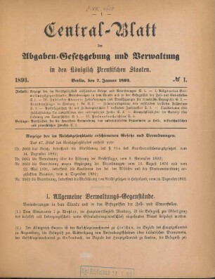 7. Januar-23. Dezember = No. 1-26
