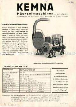 Häcksel- und Grünfutterschneidemaschine