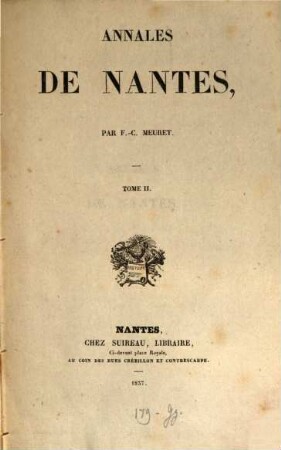 Annales de Nantes. 2