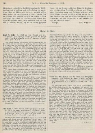279-284 Kleine Kritiken