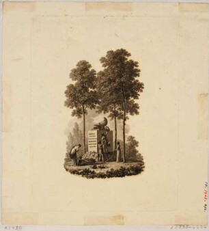 Bekränzung des Denkmals für den französischen General der Befreiungskriege gegen Napoleon Jean Victor Moreau (1761-1813)
