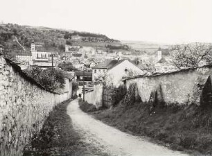 Eichstätt, Blick auf die Stadt : Eichstätt. Blick vom rechten Altmühlufer nach Nordost gegen die Altstadt