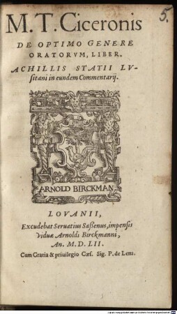 De optimo genere oratorum, liber