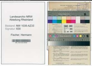 Entnazifizierung Hermann Fischer , geb. 03.08.1900 (Konditor)