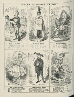 Punch's valentines for 1845