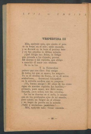 Vespertina III