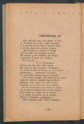 Vespertina III