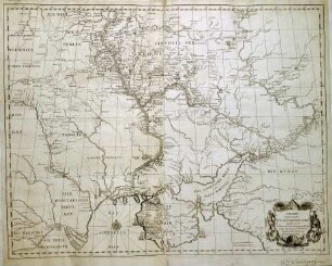 WHK 20 Russisch-Türkischer Krieg: Übersichtskarte zu der siegreichen Kriegsoperationen der Russen gegen die Türken und Tartaren an Dnjepr und Don, 1736