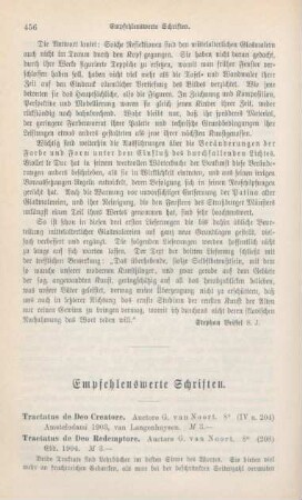 456-466 Empfehlenswerthe Schriften