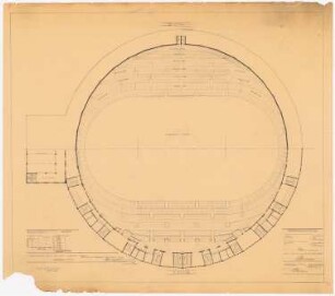 Sporthalle, Berlin: Grundriss der Arena, 2.-4. Ring