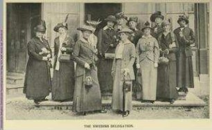 Schwedische Delegation, Internationaler Frauenkongress in Den Haag, 1915