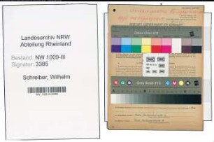 Entnazifizierung Wilhelm Schreiber , geb. 25.09.1897 (Steuerinspektor)