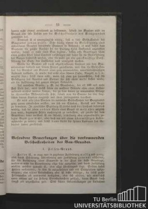 Kapitel 3. Besondere Bemerkungen über die vorkommenden Beschaffenheiten des Bau-Grundes.