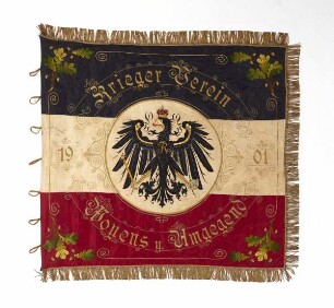 Fahne des Kriegervereins Woyens