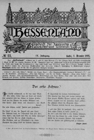 No. 23, 2. Dezember 1895