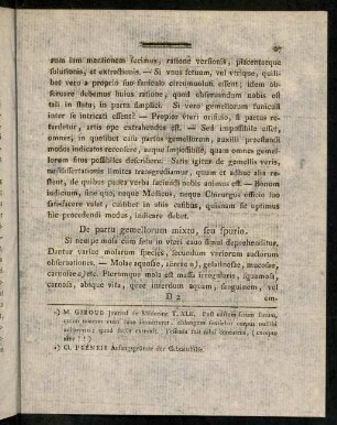 27-31, De partu gemellorum mixto, seu spurio. Si nempe ...