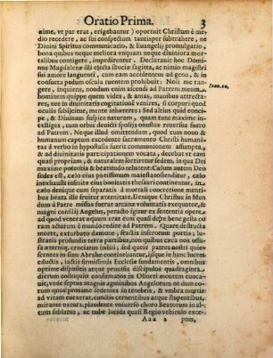Orationes Selectae In Sacello Apostolico Infra Missarum solemnia, coram Summo Pontifice ... habitae, 1,3