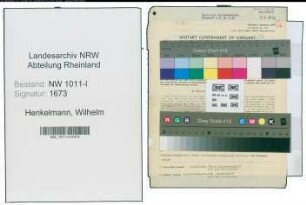 Entnazifizierung Wilhelm Henkelmann , geb. 31.12.1901 (Kassenleiter)
