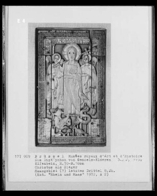 Das Diptychon von Genoels-Elderen — Christus als Sieger