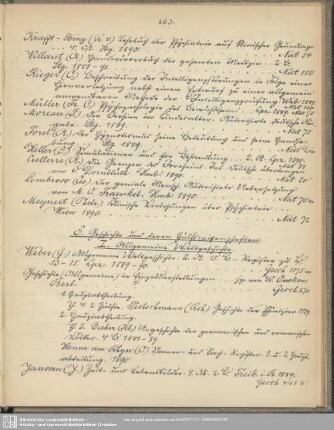 E. Geschichte und deren Hülfswissenschaften