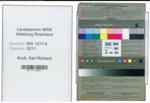 Entnazifizierung Karl Richard Koch , geb. 28.02.1920 (Kaufmannsgehilfe)