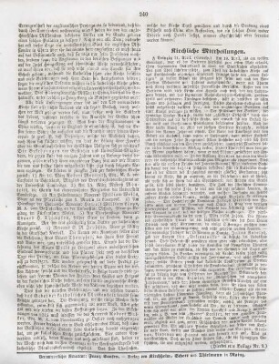 240 Kirchliche Mittheilungen