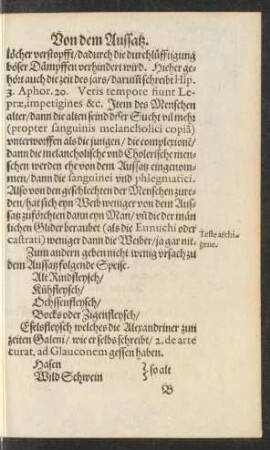 Von dem Aussatz.