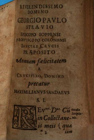 Max. Sandaei Palaestra amantium, colentium, imitantium Christum crucifixum