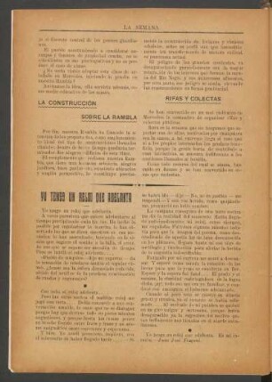 La construcción sobre la Rambla