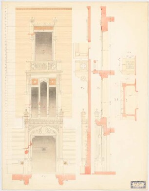 Villa Reali bei Venedig: Portal der Hauptfassade