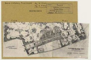 Vorentwurf. Übersichtsplan des Gesamtgeländes des Tierparks Friedrichsfelde, Blatt 2. Berlin, Lichtenberg, Friedrichsfelde, Am Tierpark